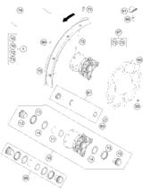 KTM FRONTHUB CPL. 2020 300 XC-W TPI SIX DAYS 25009010244