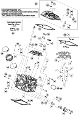 KTM GASKET KIT CYLINDER+HEAD F+R 2015 1190 ADV R 69130097000