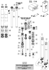 KTM Piston Rod D12 M9x1 L385 kpl. NEW PART 2019 150 SX 48601574S3