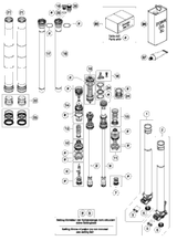 KTM Piston Rod D12 M9x1 L385 kpl. NEW PART 2019 125 SX 48601574S3