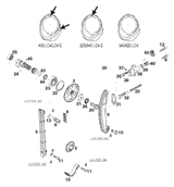 KTM TIMING CHAIN C107C / 100 LINKS 540/600/612/620/625/640 LC4 2005 640 Duke 58036013000