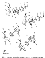 Washer, Plate 1998 VMAX 500 XT (VX500XTB) 90201-10321-00