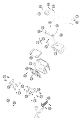 KTM TANK PROTECTION ORANGE 2013 990 Adventure BAJA 6001206810004