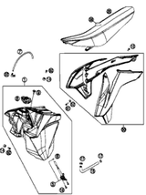 KTM FRONT WHEEL HUB CPL.   08 08 2009 400 XC-W 78009010044