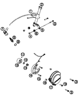 KTM REAR WHEEL HUB CPL. 50SX 2015 2022 50 SX MINI Chassis 45210010144