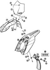KTM REAR WHEEL HUB CPL. 50SX 2015 2015 2016 50 SX MINI 45210010144