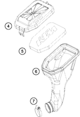 KTM REAR WHEEL HUB CPL. 50SX 2015 2019 50 SX MINI 45210010144