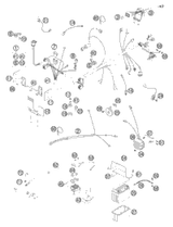 KTM HANDBRAKE CYL.DUKE ADJUST.2003 2005 640 LC4 Supermoto Prestige 58713001100