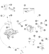 KTM HANDBRAKE CYL.DUKE ADJUST.2003 2003 2010 690 SMC 58713001100
