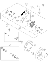 KTM Main wiring harness 2024 250 XC-F Chassis A46011075000
