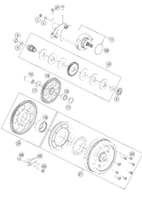 KTM EXHAUST PIPE REAR      06 06 2012 990 Adventure R 60105008000