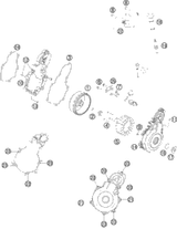 KTM BALANCER SHAFT CPL. 2014 350 SXF 77536072033