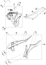 KTM REAR HUB CPL.     08 08 2009 250 XC-W USA 78010010044