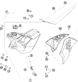 KTM REAR HUB CPL.     08 08 2009 250 XC-W 78010010044