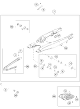 KTM BRAKE CALIPER REAR 2023 150 XC-W Chassis 79613080001