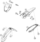 KTM BRAKE CALIPER REAR 2020 300 XC-W TPI SIX DAYS 79613080001