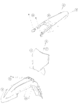 KTM BRAKE CALIPER REAR 2022 350 EXC-F Chassis 79613080001