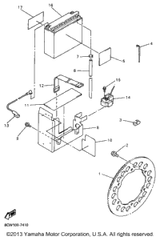 Bolt, Flange 1997 VMAX 600 XTC (REVERSE) (VX600XTCRA) 95807-06014-00