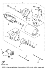 Ring 1998 VMAX 500 XTR (ELEC START+REVERSE) (VX500XTRB) 8L6-81834-50-00