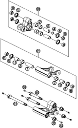 KTM KEY-SET 07 07 2010 690 Duke Orange 75011066144