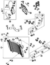KTM OIL COOLER CPL. 2015 1190 ADV ORANGE 6923805000033
