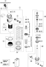 KTM MONOSHOCK BOTTOM PART CPL. 2017 250 SX 50181148S1