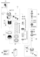 KTM MONOSHOCK BOTTOM PART CPL. 2021 300 XC TPI Chassis 50181148S1