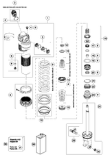KTM MONOSHOCK BOTTOM PART CPL. 2022 250 SX Chassis 50181148S1
