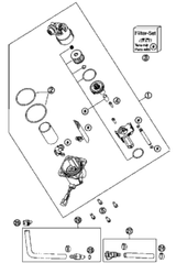 KTM REAR HUB CPL.       06 06 2007 990 Adventure Black ABS 60110010044