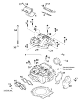 KTM BOTTOM TRIPLE CLAMP CPL. D=60 D=60 2009 990 Adventure White 6000103201801S