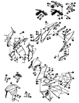 KTM EXH. COV. L/S CPL. WHI.BR. RC8 2011 1190 RC8R TRACK 6900805513320A