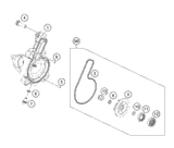 KTM FRONT WHEEL CPL. - ORANGE 2015 RC 390 CUP USA 9020900104404