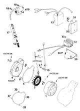 KTM FLYWHEEL KOKUSAN GP9128  '97 2005 640 LC4 Enduro 58439005100