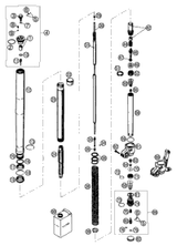 KTM AXLE CLAMP R/S CPL. USD48  04 2005 450 EXC Racing 48600238S