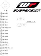 KTM AXLE CLAMP R/S CPL. USD48  04 2004 450 SX Racing 48600238S
