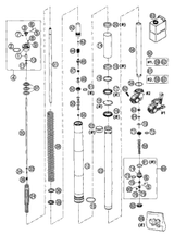 KTM AXLE CLAMP R/S CPL. USD48  04 2005 525 SX Racing 48600238S