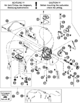 KTM THROTTLE VALVE CPL. 2004 525 SX Racing 57331035000