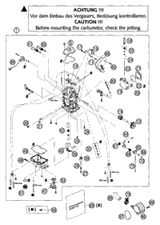KTM THROTTLE VALVE CPL. 2003 660 Supermoto Factory Replica 57331035000