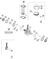 KTM GASKET KIT ENGINE 250 SX-F 2018 250 XC-F 79230099000