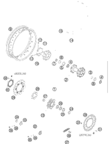 KTM BRAKE CALIPER REAR 2010 990 Adventure R 6011308000133