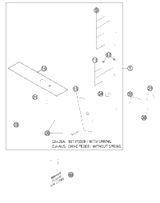 KTM CALIPER NAT. WITHOUT PADS 2011 150 XC 7701301500101