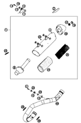 KTM CALIPER NAT. WITHOUT PADS 2017 500 EXC-F 7701301500101
