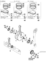 KTM RADIATOR R/S (45335) LC4 '99 2002 640 LC4 Supermoto 57935008000