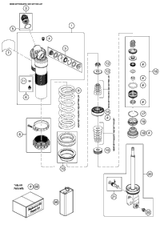 KTM MONOSHOCK UPPER PART CPL. 2018 450 XC-F 50181144S1