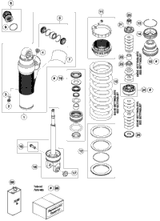 KTM MONOSHOCK UPPER PART CPL. 2019 125 SX 50181144S1