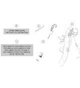 KTM Rear wheel hub cmpl. 2023 250 SX-F Chassis A46010010044