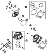 KTM EXHAUST MANIFOLD JUN/MINI 2009 2009 2009 50 SX Mini 45205007000