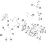 KTM BOTT.FORK PLATE VMT. X=22MM BL 2011 150 SX 7720103202230