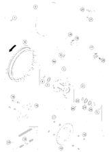 KTM BOTT.FORK PLATE VMT. X=22MM BL 2010 150 SX 7720103202230