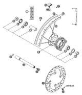 KTM BRAKE CALIPER FRONT 2019 85 SX 19_16 47013015100